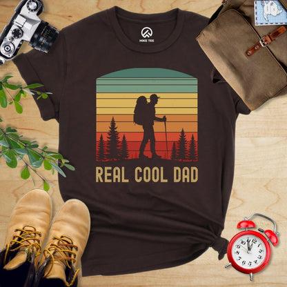 Hike Tee T-Shirt Brown / S Retro Real Cool Dad Shirt