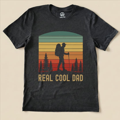 Hike Tee T-Shirt Dark Grey Heather / S Retro Real Cool Dad Shirt