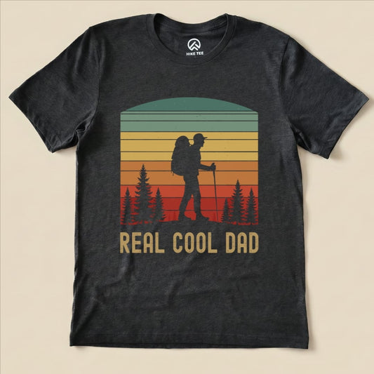 Hike Tee T-Shirt Dark Grey Heather / S Retro Real Cool Dad Shirt