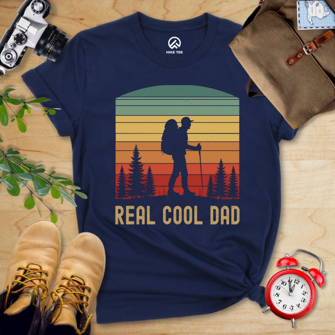 Hike Tee T-Shirt Navy / S Retro Real Cool Dad Shirt