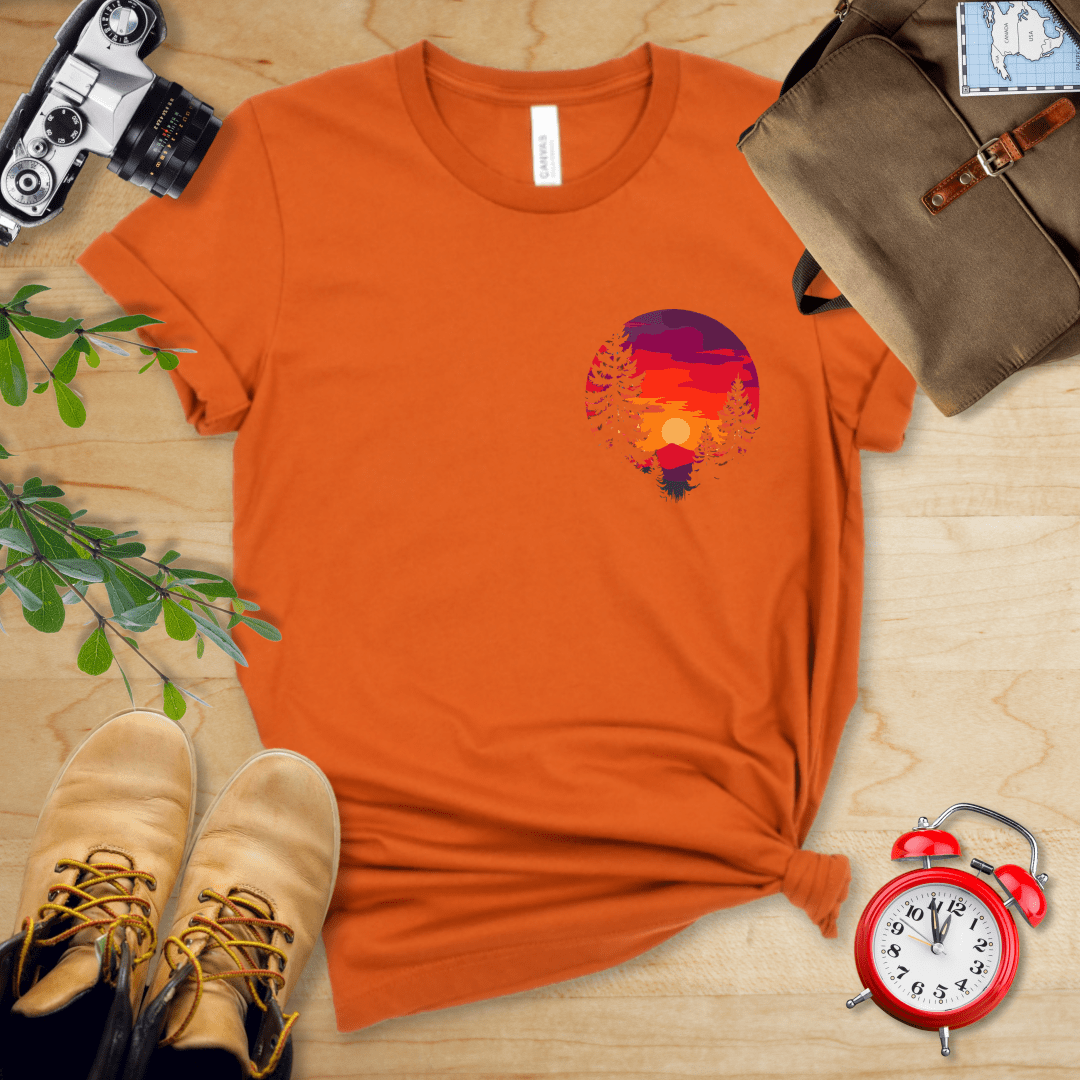 Hike Tee T-Shirt Autumn / S Retro Sunset Shirt