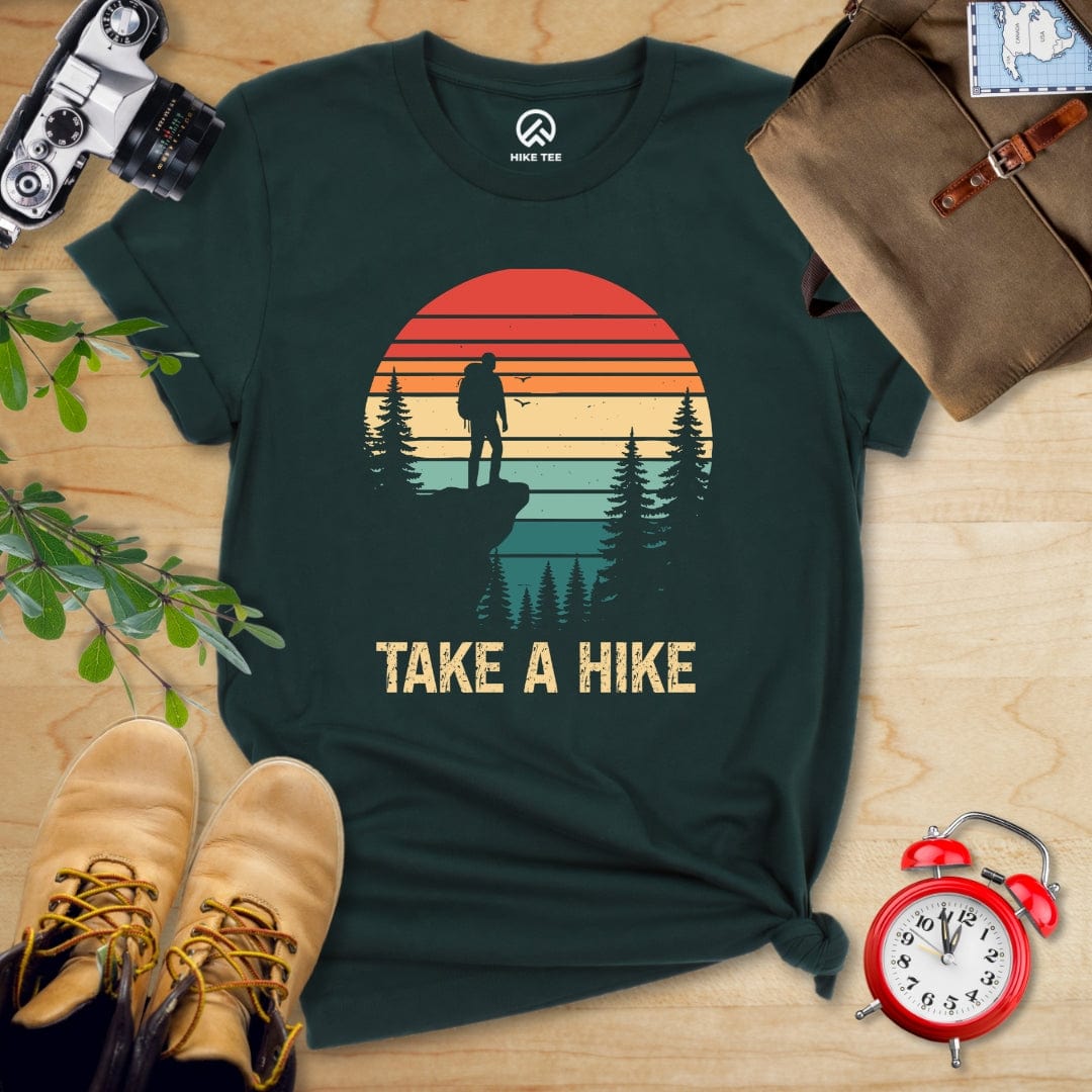 Hike Tee T-Shirt Forest / S Retro Take a Hike Shirt