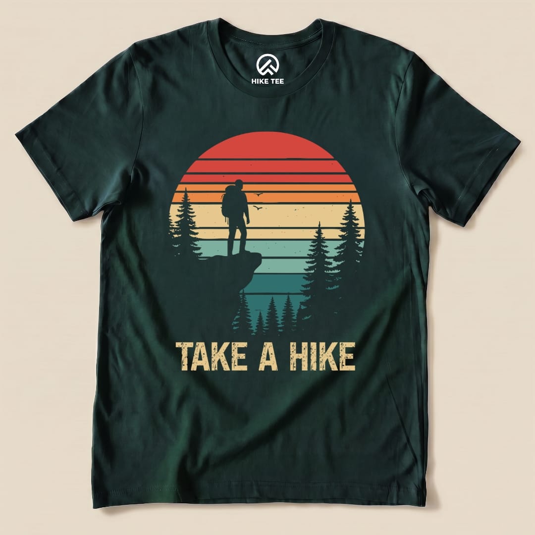 Hike Tee T-Shirt Forest / S Retro Take a Hike Shirt