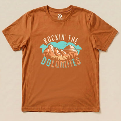 Rockin' The Dolomites Shirt Hike Tee T-Shirt Autumn / S