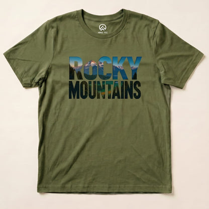 Hike Tee T-Shirt Military Green / S Rocky Mountains Shirt