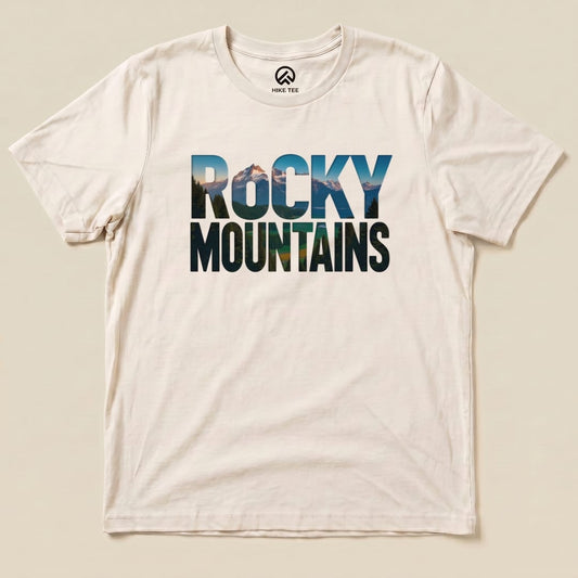Hike Tee T-Shirt Natural / S Rocky Mountains Shirt