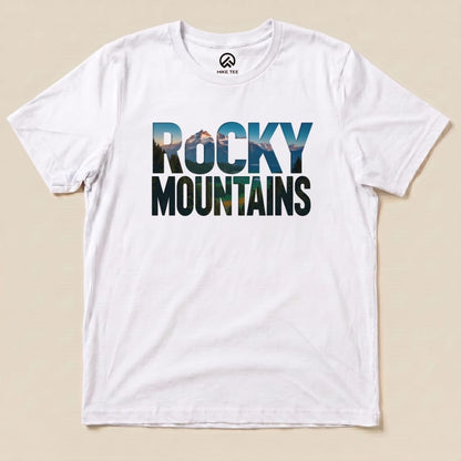 Hike Tee T-Shirt White / S Rocky Mountains Shirt