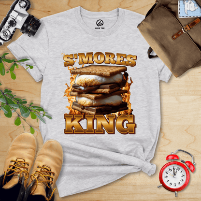 Hike Tee T-Shirt Athletic Heather / S S'mores King Camping Shirt