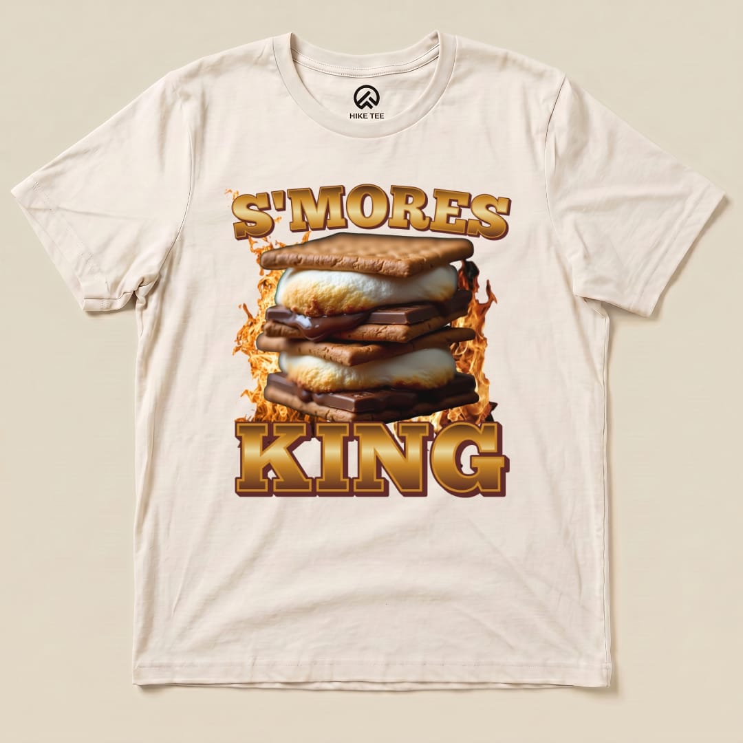 Hike Tee T-Shirt Natural / S S'mores King Camping Shirt