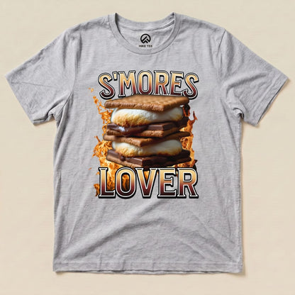 Hike Tee T-Shirt Athletic Heather / S S'mores Lover Camping Shirt