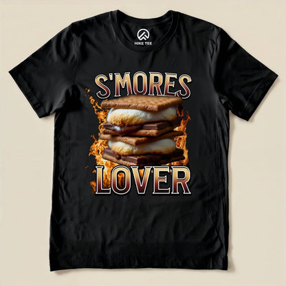 Hike Tee T-Shirt Black / S S'mores Lover Camping Shirt