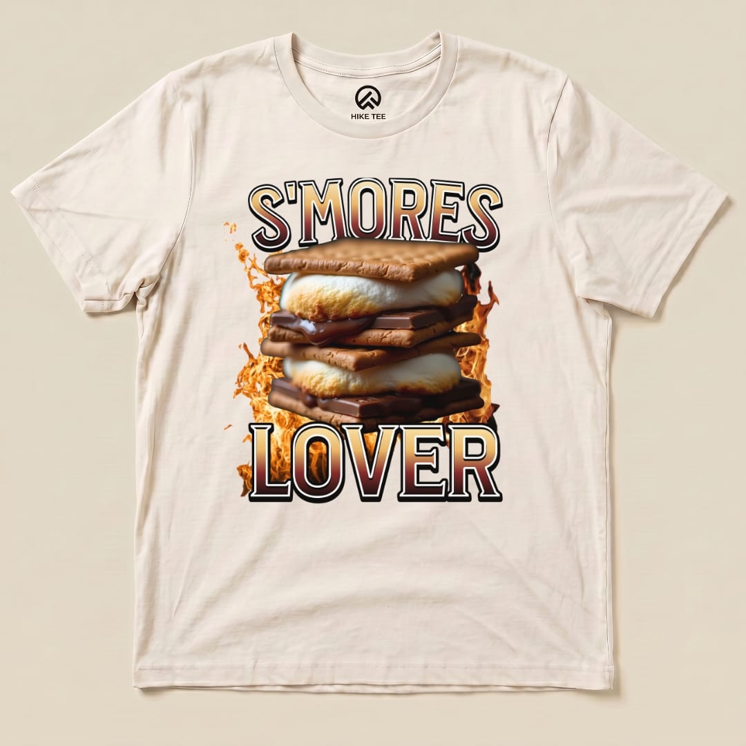 Hike Tee T-Shirt Natural / S S'mores Lover Camping Shirt