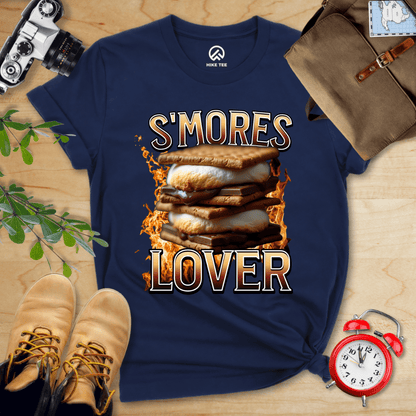 Hike Tee T-Shirt Navy / S S'mores Lover Camping Shirt