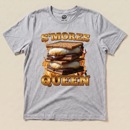 Hike Tee T-Shirt Athletic Heather / S S'mores Queen Camping Shirt