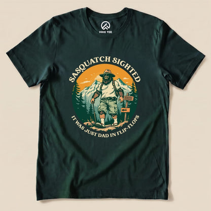 Hike Tee T-Shirt Forest / S Sasquatch in Flip Flops Shirt