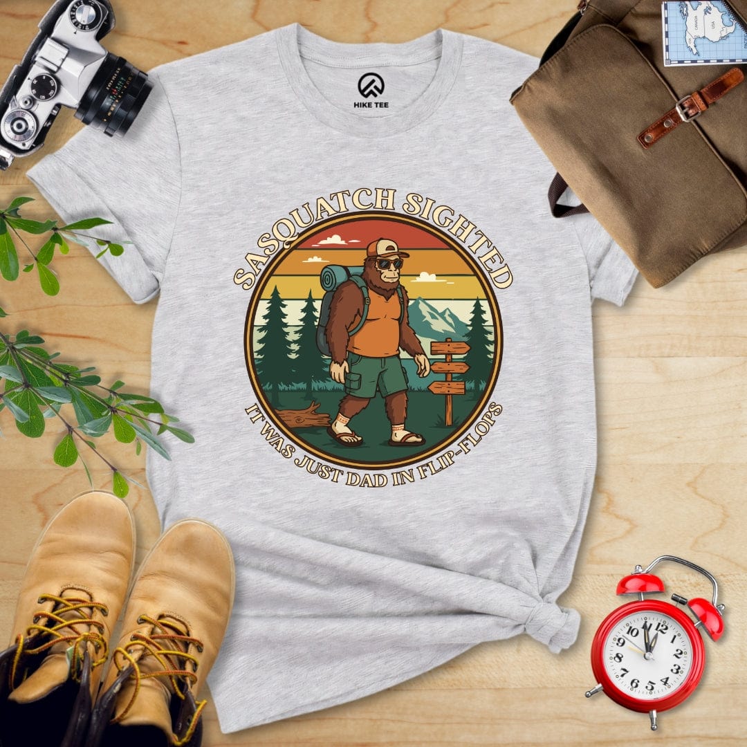 Hike Tee T-Shirt Athletic Heather / S Sasquatch Shirt