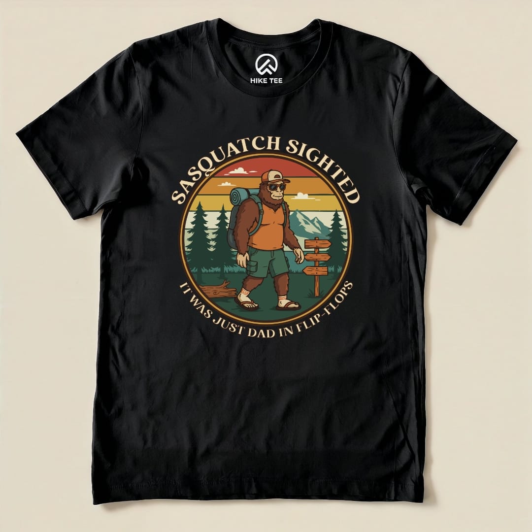 Hike Tee T-Shirt Black / S Sasquatch Shirt