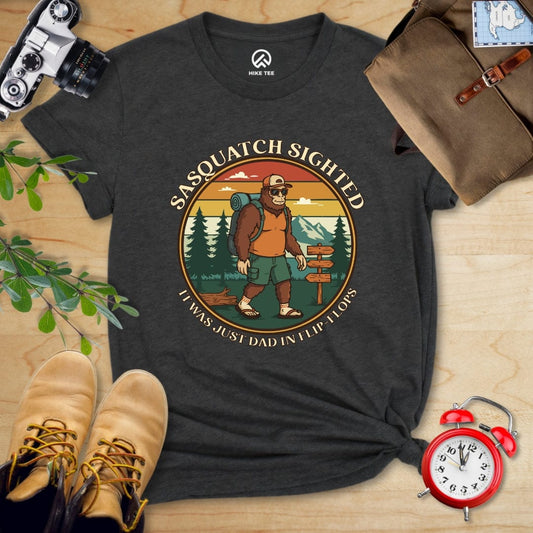 Hike Tee T-Shirt Dark Grey Heather / S Sasquatch Shirt
