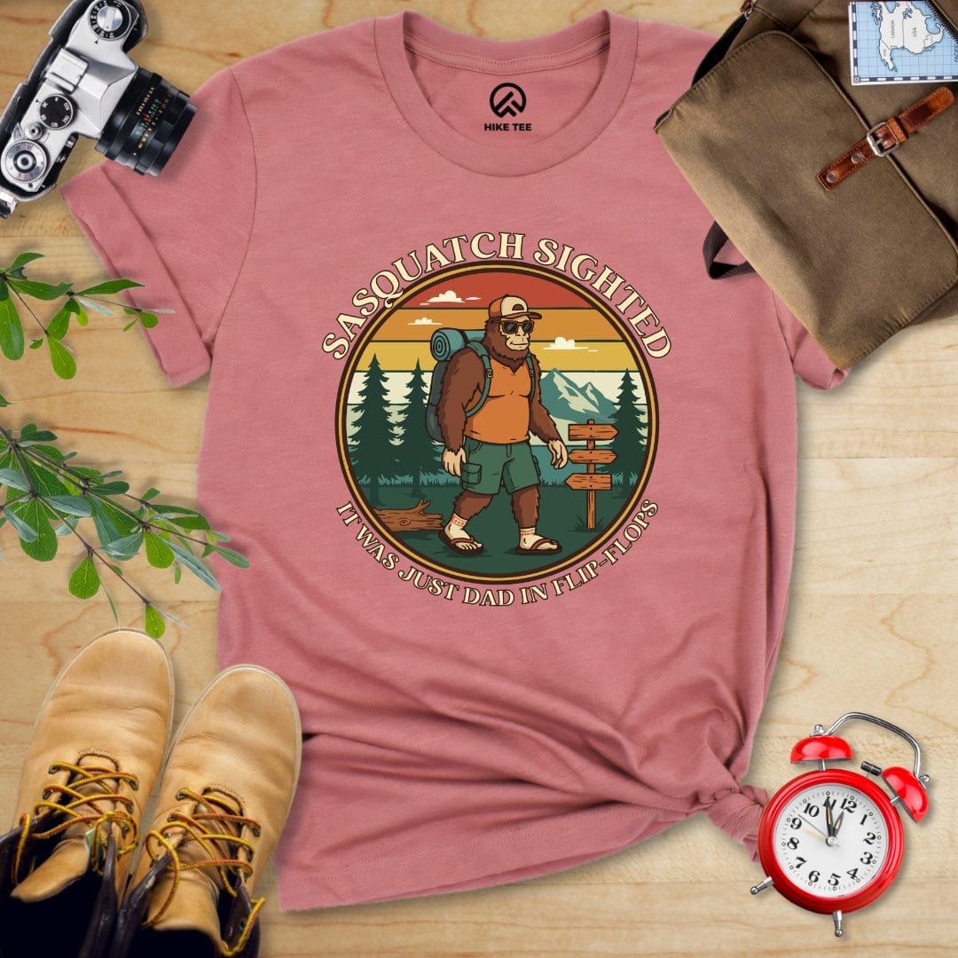 Hike Tee T-Shirt Heather Mauve / S Sasquatch Shirt