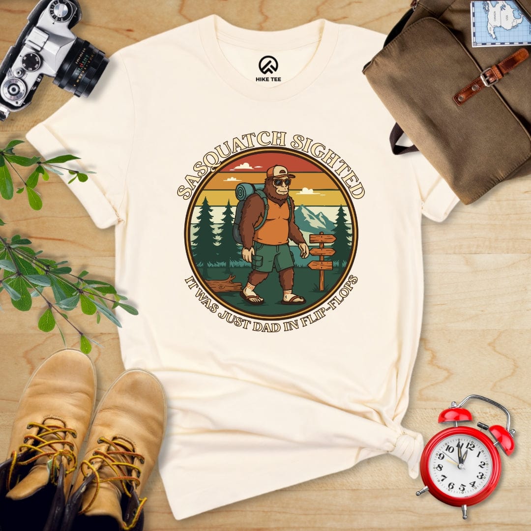 Hike Tee T-Shirt Natural / S Sasquatch Shirt