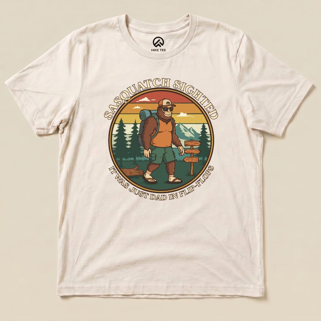 Hike Tee T-Shirt Natural / S Sasquatch Shirt