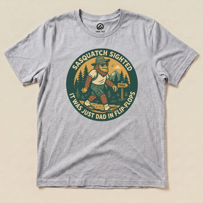 Hike Tee T-Shirt Athletic Heather / S Sasquatch Sighted Shirt