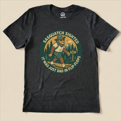 Hike Tee T-Shirt Dark Grey Heather / S Sasquatch Sighted Shirt
