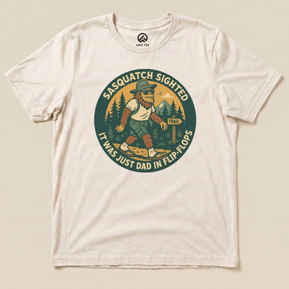 Hike Tee T-Shirt Natural / S Sasquatch Sighted Shirt