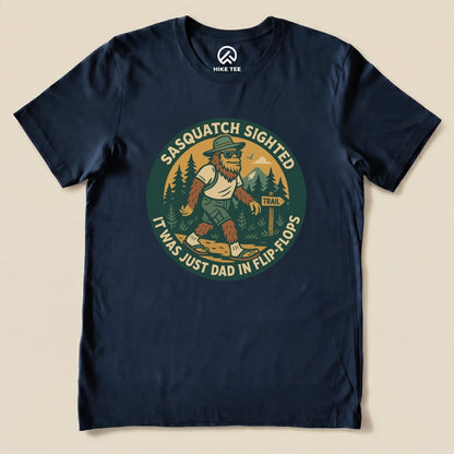 Hike Tee T-Shirt Navy / S Sasquatch Sighted Shirt
