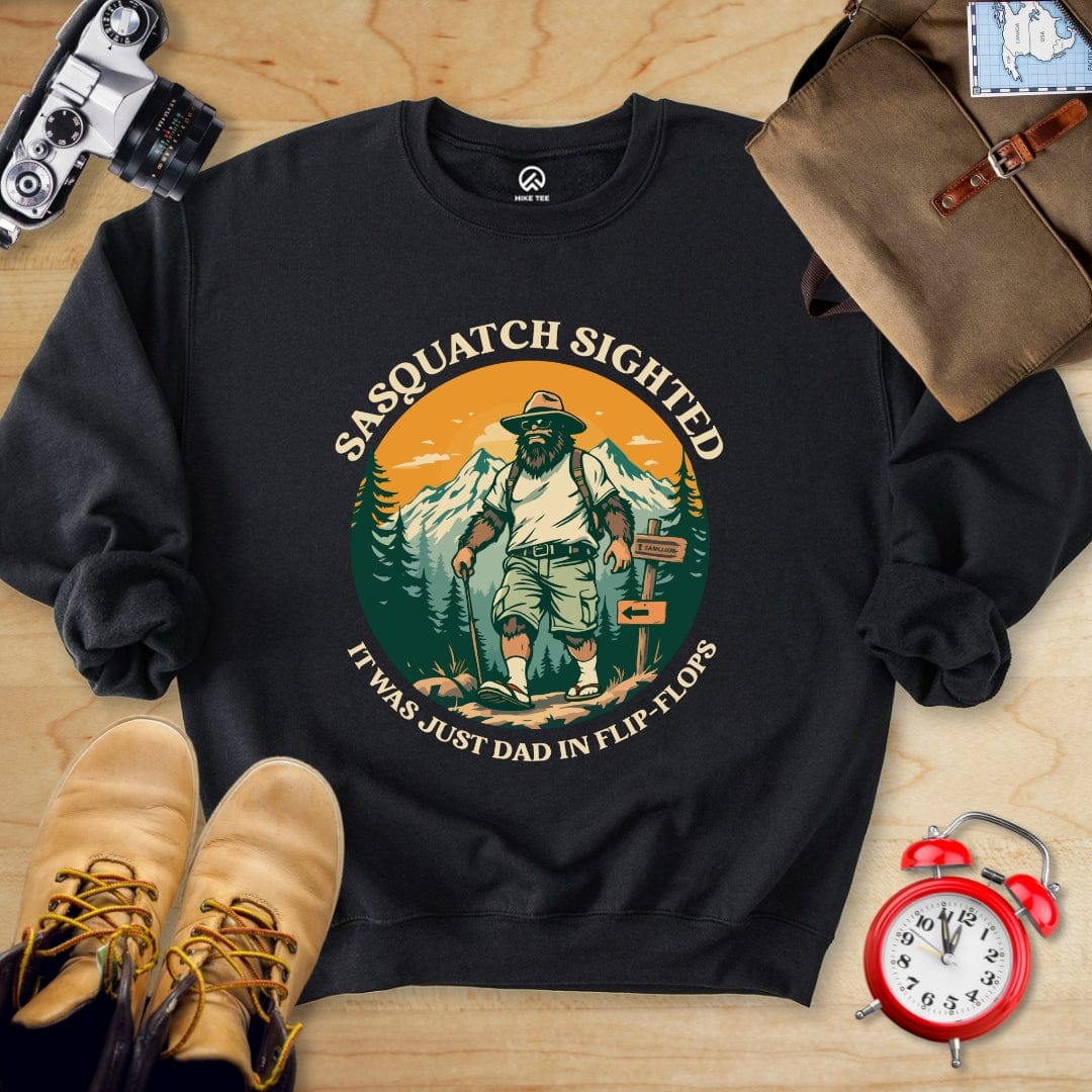 Hike Tee Sweatshirt Black / S Sasquatch Sweatshirt