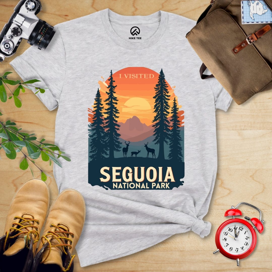 Hike Tee T-Shirt Athletic Heather / S Sequoia National Park Shirt