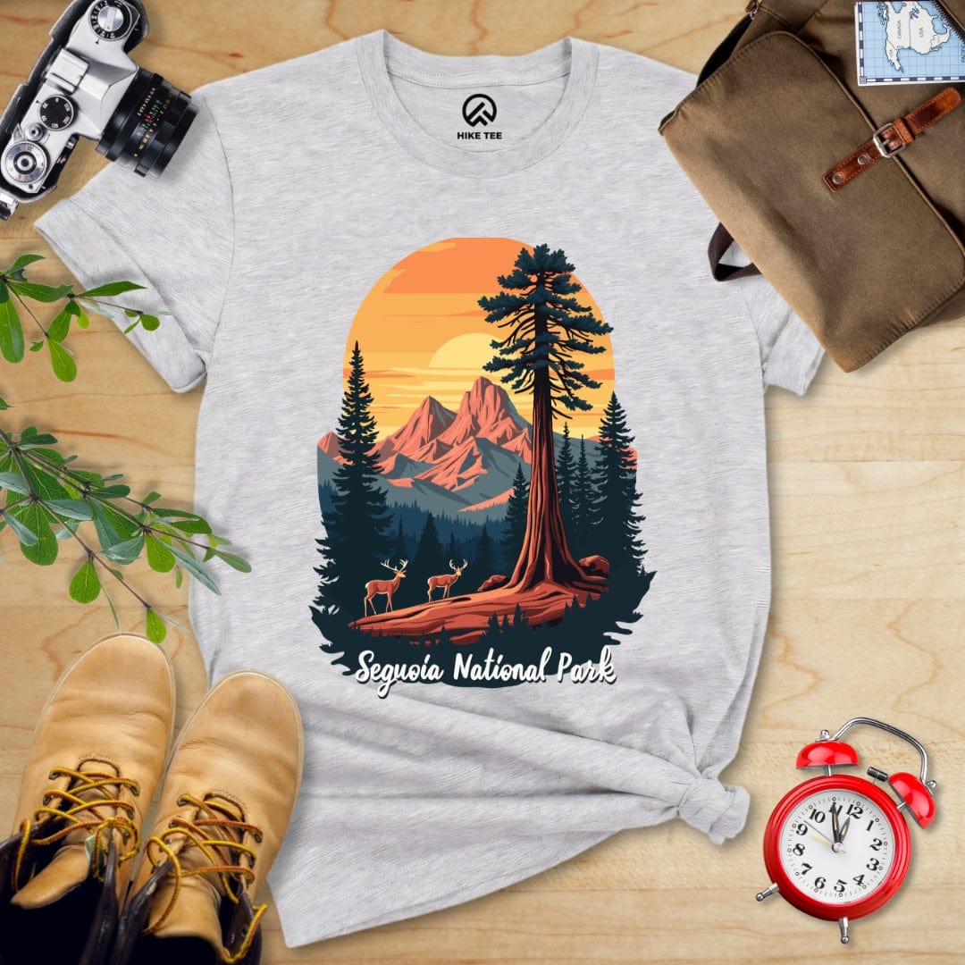 Hike Tee T-Shirt Athletic Heather / S Sequoia National Park Shirt