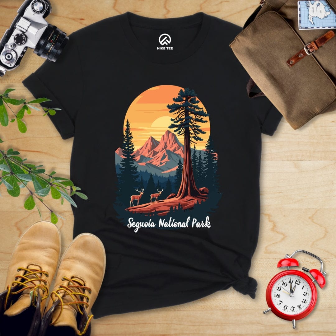 Hike Tee T-Shirt Black / S Sequoia National Park Shirt