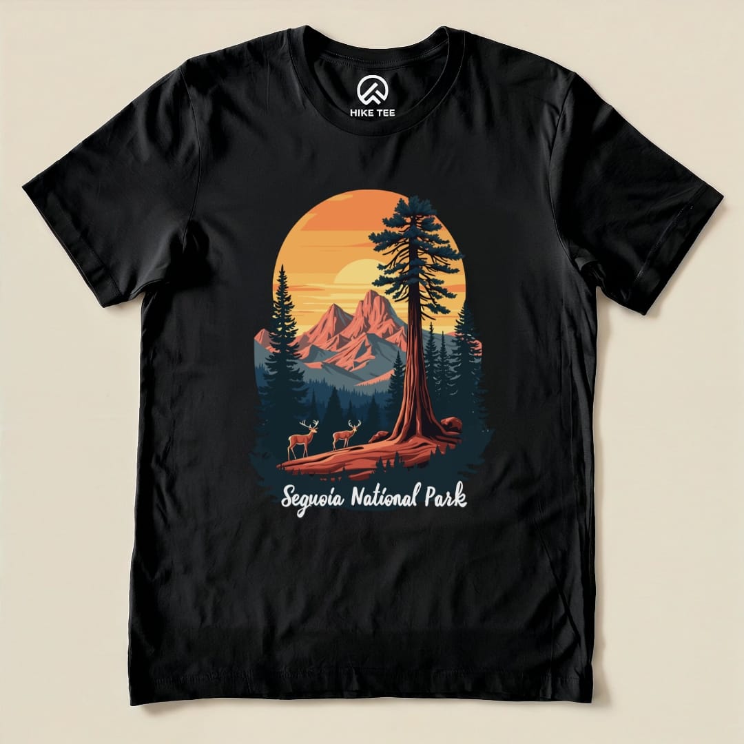 Hike Tee T-Shirt Black / S Sequoia National Park Shirt