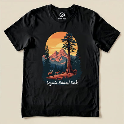 Hike Tee T-Shirt Black / S Sequoia National Park Shirt