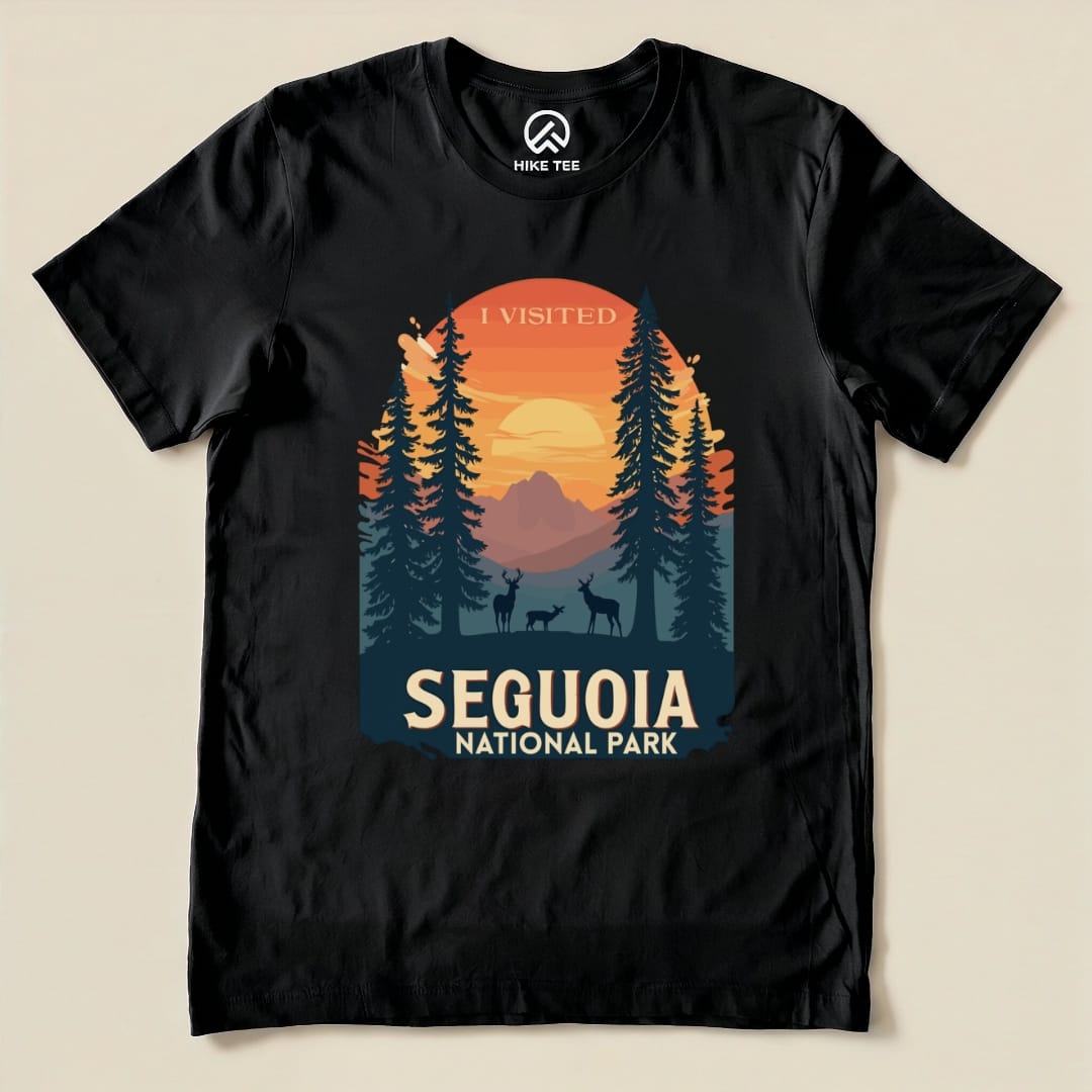 Hike Tee T-Shirt Black / S Sequoia National Park Shirt