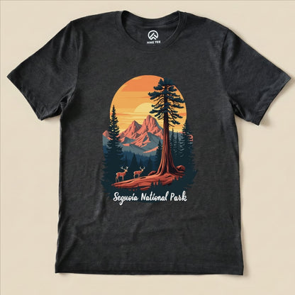 Hike Tee T-Shirt Dark Grey Heather / S Sequoia National Park Shirt
