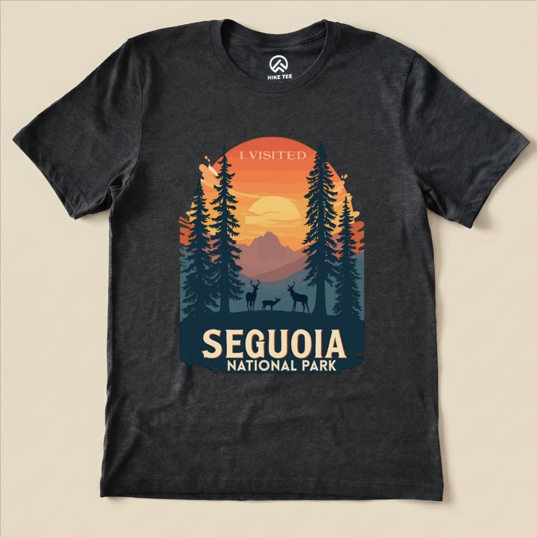 Hike Tee T-Shirt Dark Grey Heather / S Sequoia National Park Shirt