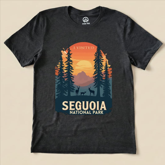 Hike Tee T-Shirt Dark Grey Heather / S Sequoia National Park Shirt