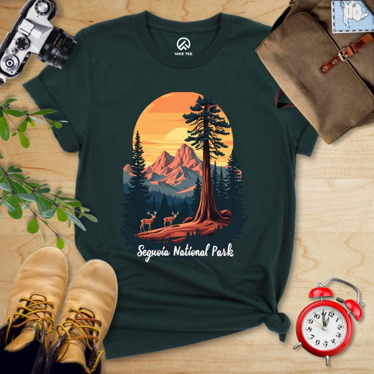 Hike Tee T-Shirt Forest / S Sequoia National Park Shirt