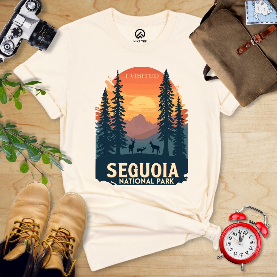 Hike Tee T-Shirt Natural / S Sequoia National Park Shirt