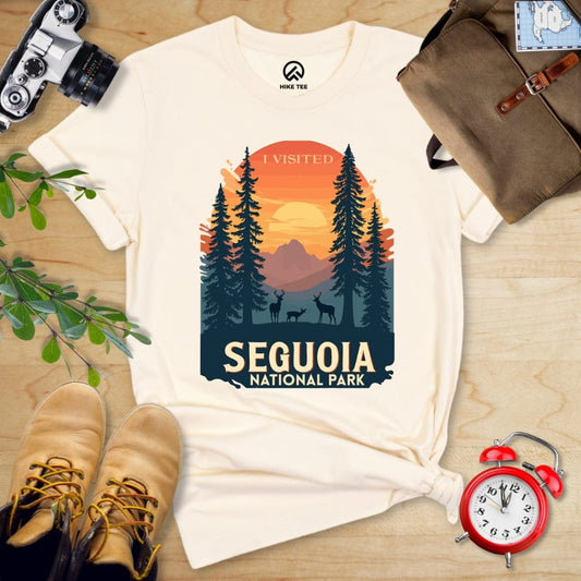 Hike Tee T-Shirt Natural / S Sequoia National Park Shirt