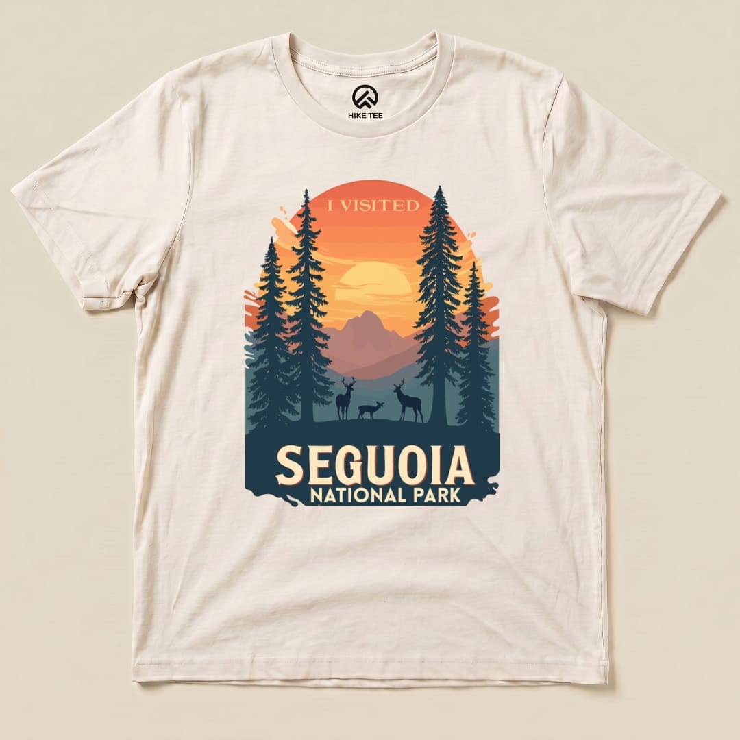 Hike Tee T-Shirt Natural / S Sequoia National Park Shirt