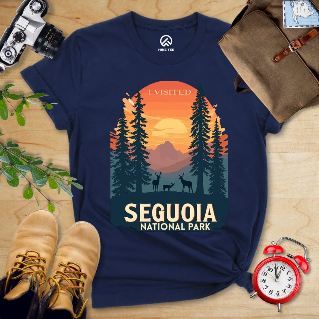 Hike Tee T-Shirt Navy / S Sequoia National Park Shirt