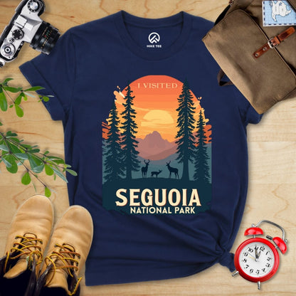 Hike Tee T-Shirt Navy / S Sequoia National Park Shirt