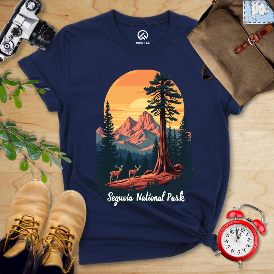 Hike Tee T-Shirt Navy / S Sequoia National Park Shirt