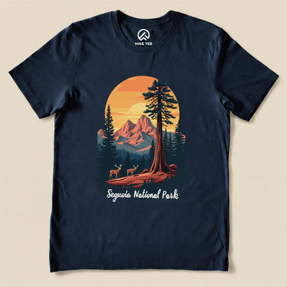 Hike Tee T-Shirt Navy / S Sequoia National Park Shirt