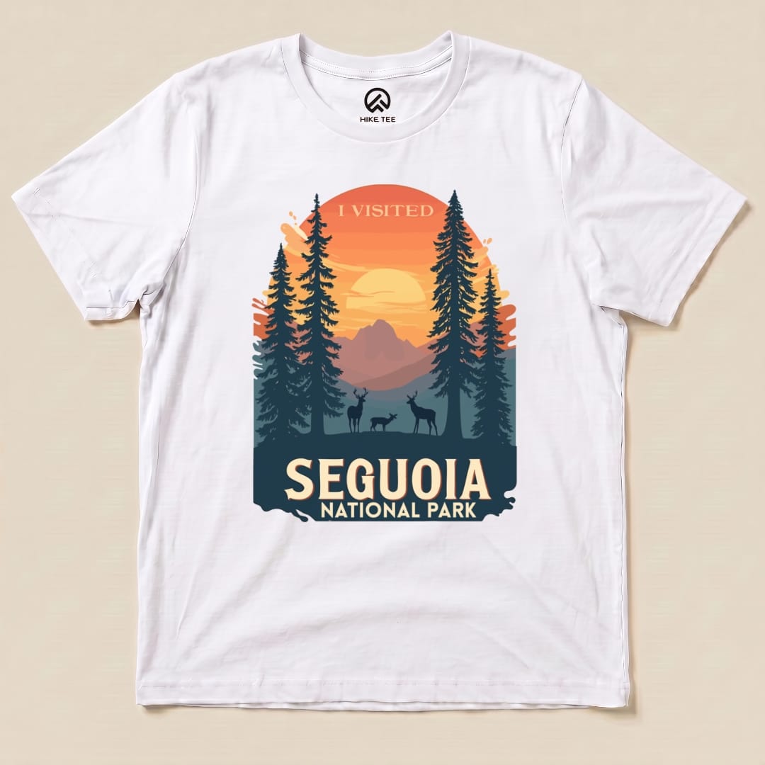 Hike Tee T-Shirt White / S Sequoia National Park Shirt