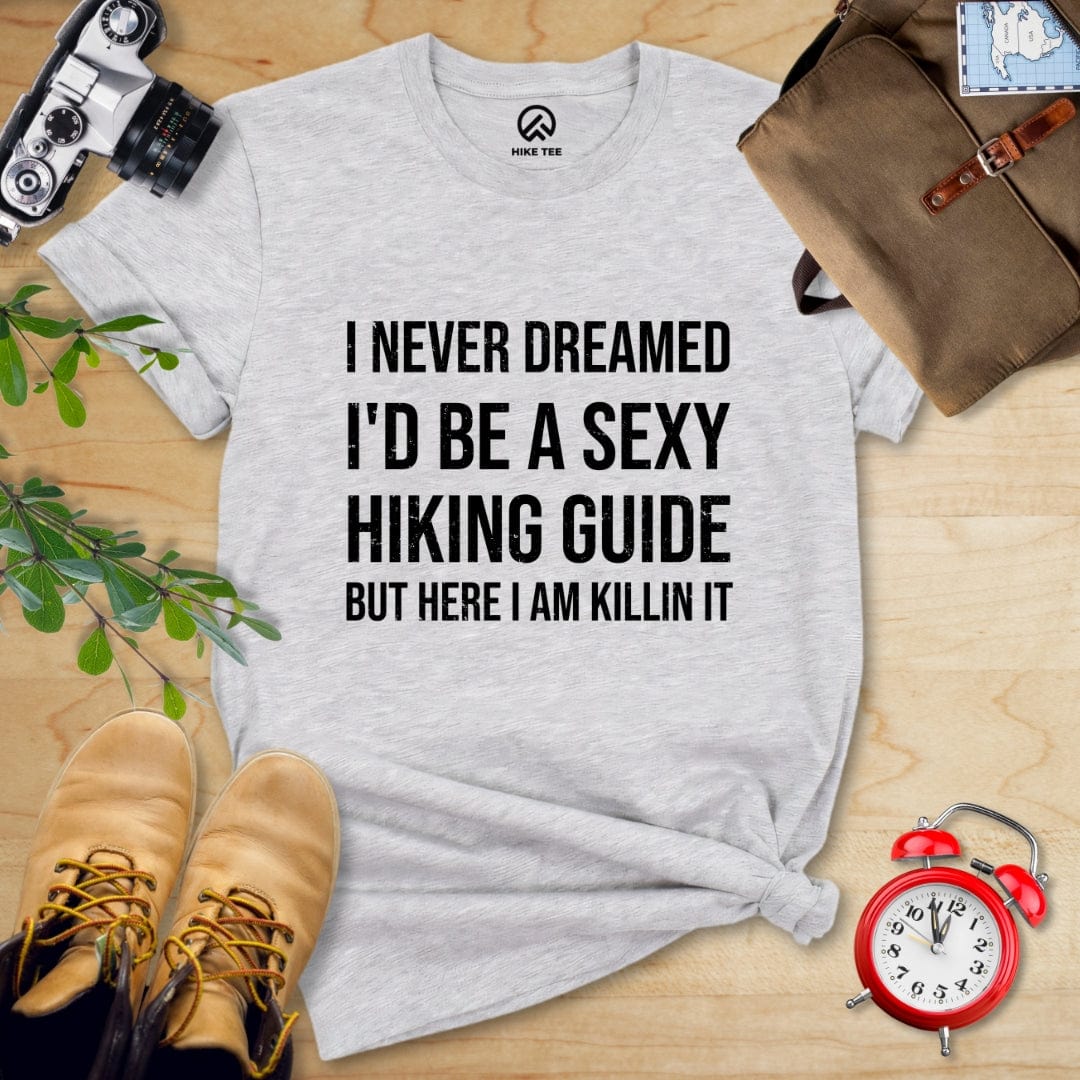 Hike Tee T-Shirt Athletic Heather / S Sexy Hiking Guide Shirt