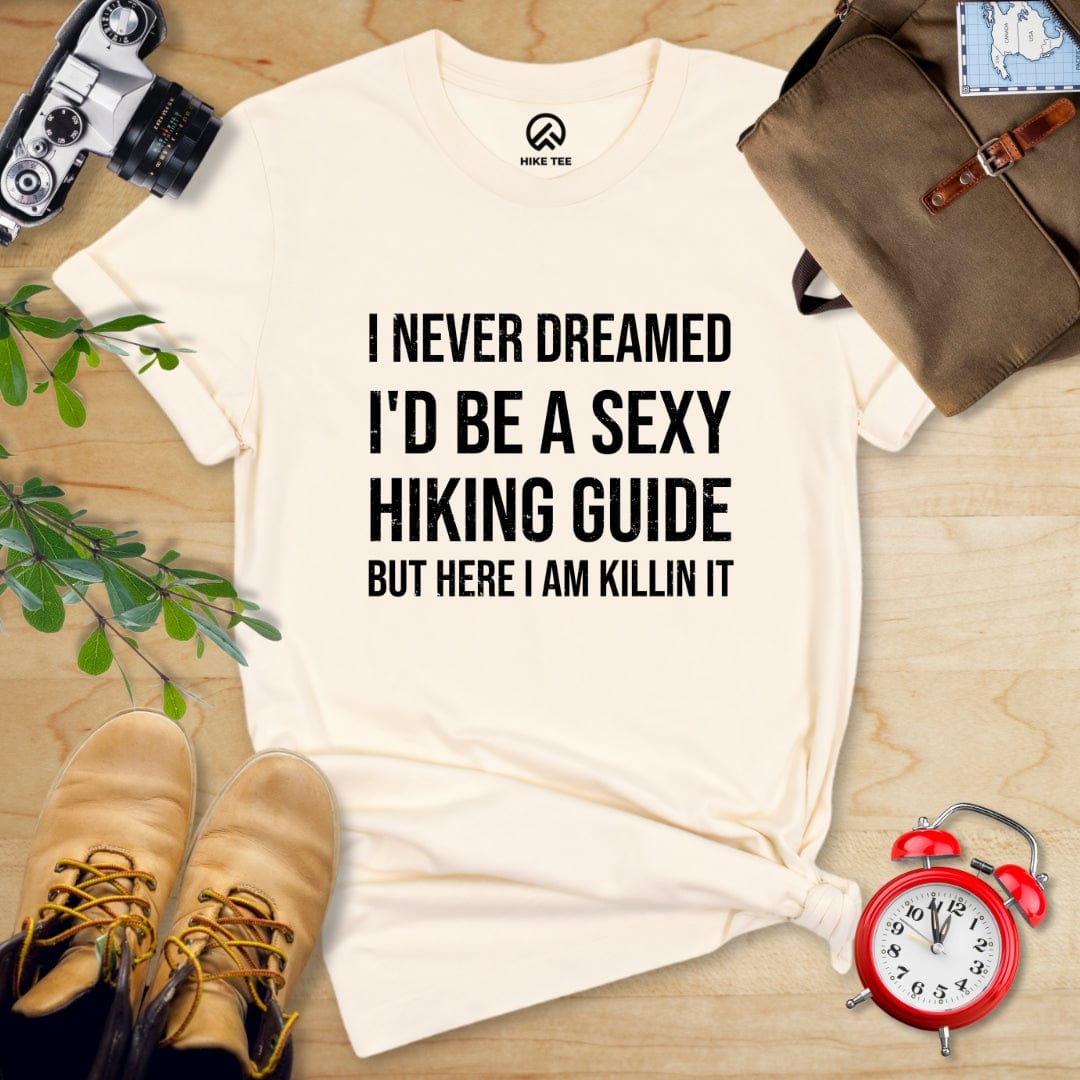 Hike Tee T-Shirt Natural / S Sexy Hiking Guide Shirt